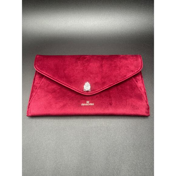 Swarovski Velvet Red Clutch - Picture 1 of 7